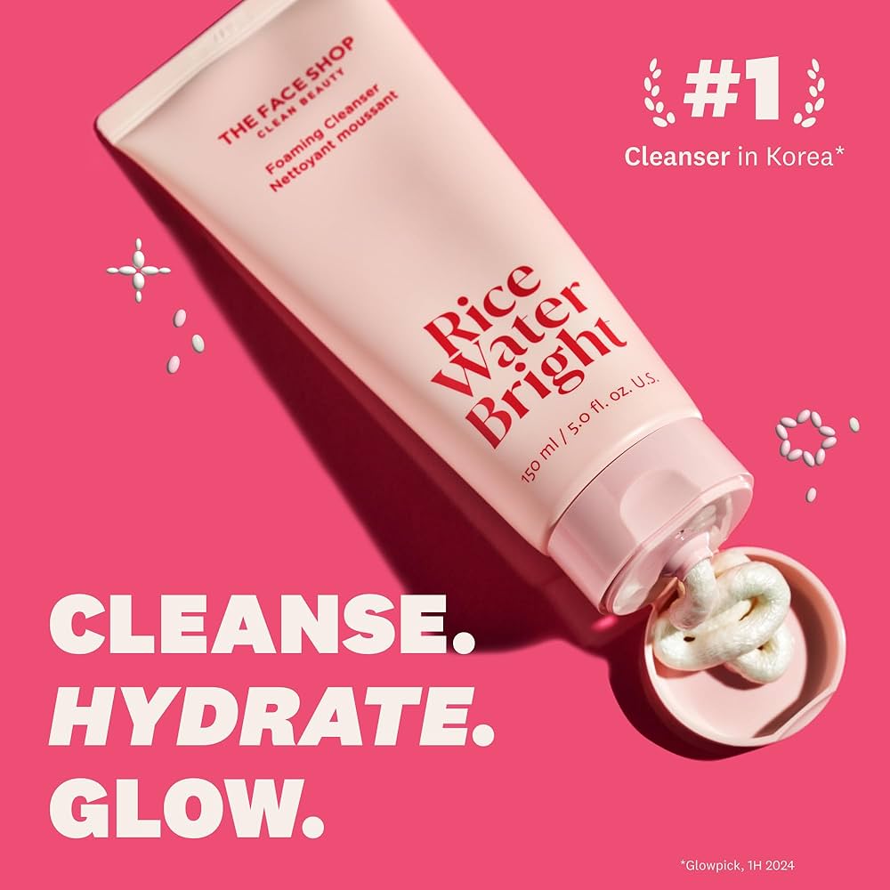 The Face Shop Rice Water Bright Foaming Cleanser (150 ml)